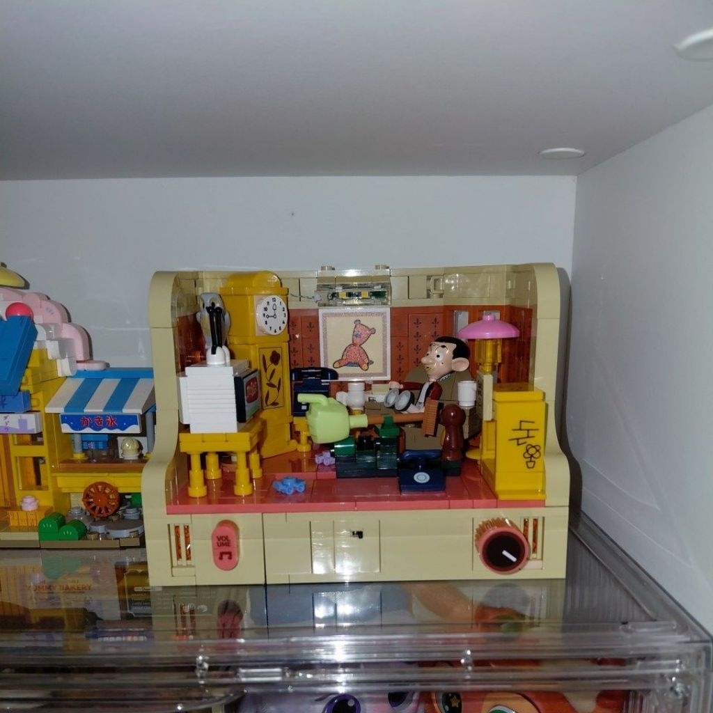 Brick Lego AREA X MR BEAN - LIVING ROOM  Hadiah Kado Music Box