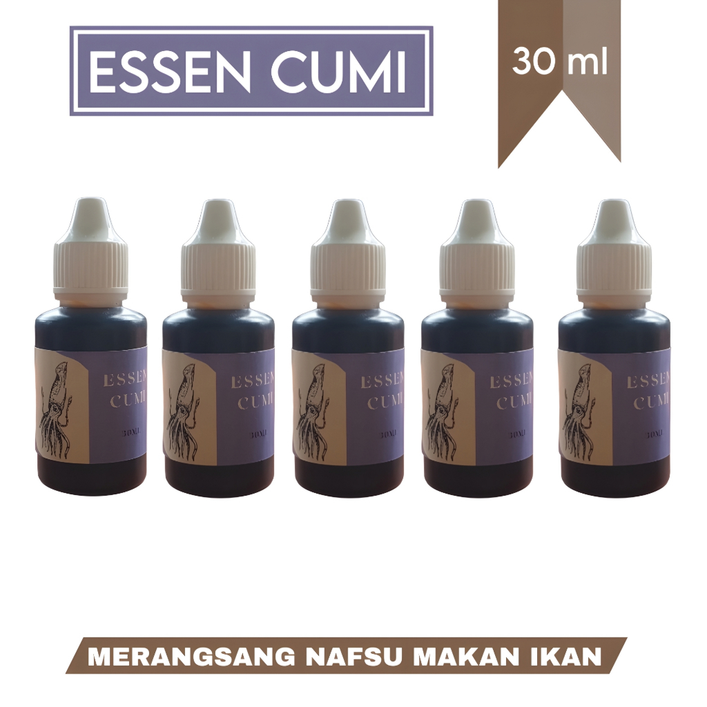 Essen Cumi Pancing Aroma Amis Kuat Umpan Cair Ampuh Lele Patin Nila Udang Galatama Air Tawar Mantap