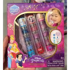 Mainan anak Disney princess jelly lip gloss makeup set original