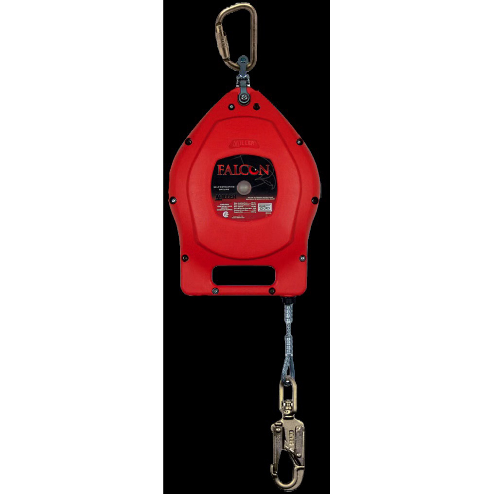 Self-Retracting Lifeline (Miller Falcon By HoneyWell MP65G/65ft/20m GB245-44 Stainless Steel Fall Ar