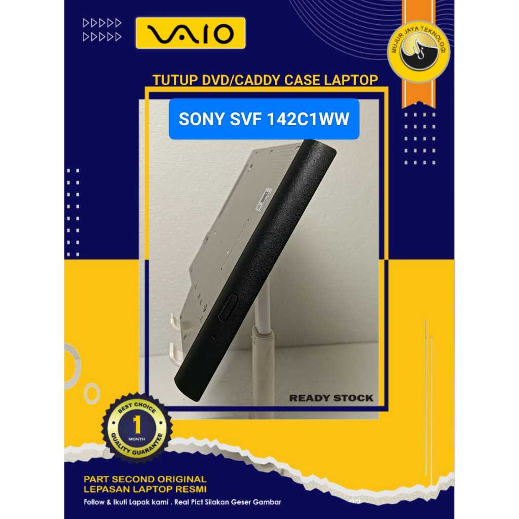 DVD Caddy Tutup Case Cover Laptop SONY VAIO SVF142 SVF142C29M SVF142C1XWW  SVF142C29W Original