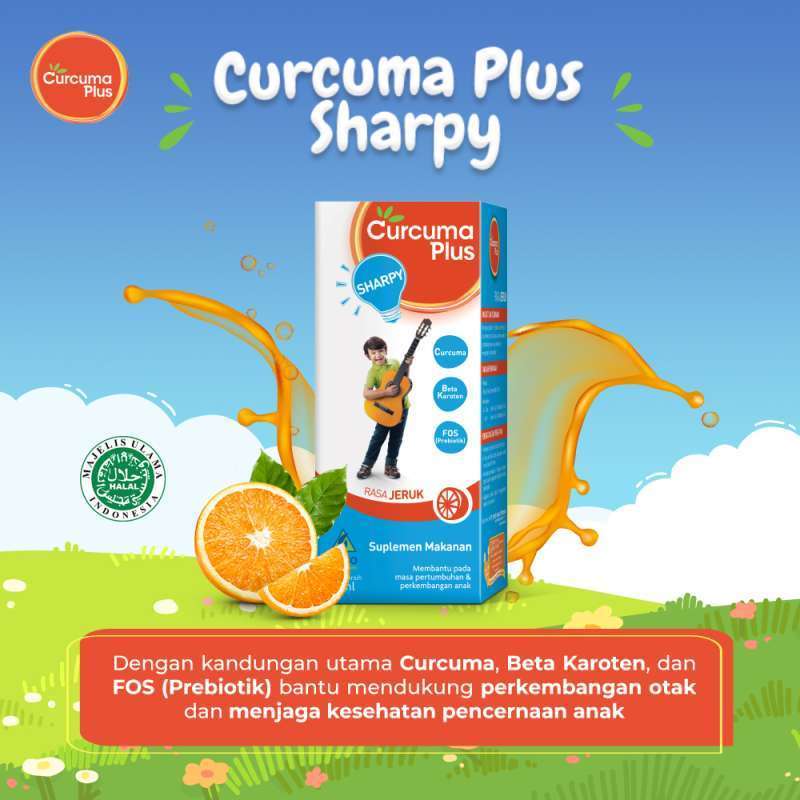CURCUMA PLUS SHARPY SIRUP 60 ML MULTIVITAMIN ANAK