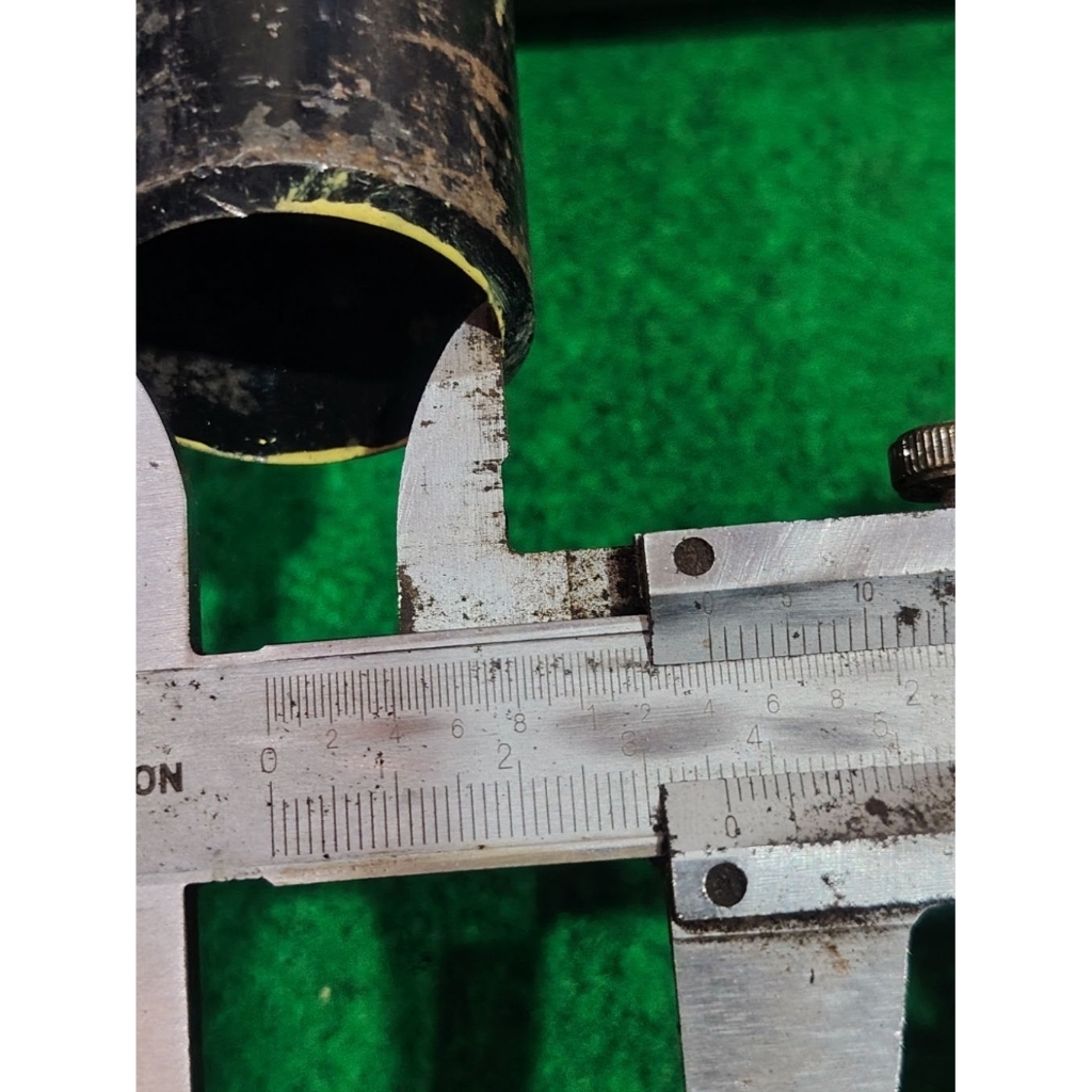 pipa besi OD 42mm, ID 36mm, panjang 42cm