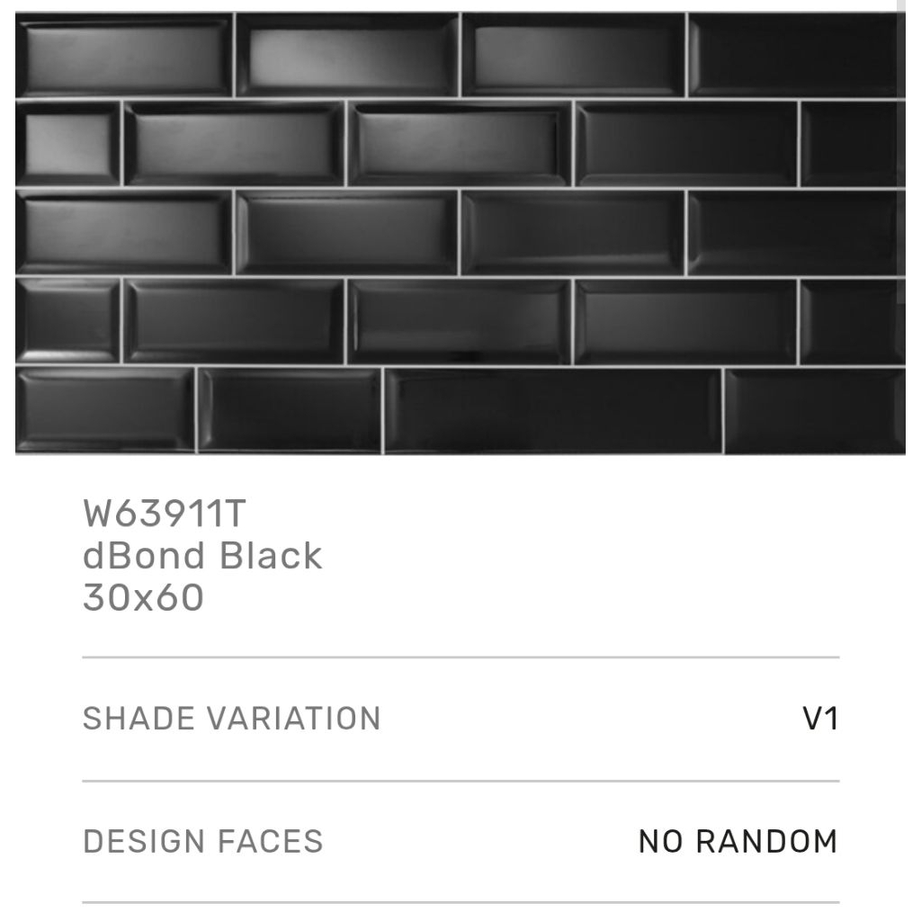 Roman Keramik 60x30 dinding glossy dBond Series embossed motif bata