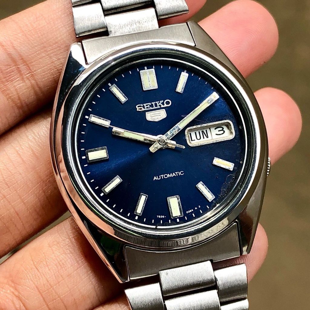 Seiko 5 Automatic Navy Dial 7S26-0480