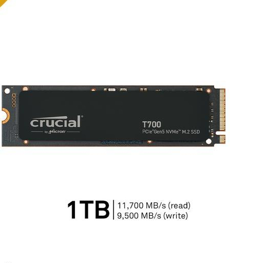 SSD Crucial T700 1TB | PCIe Gen5 NVMe M.2 SSD Gen5 1TB
