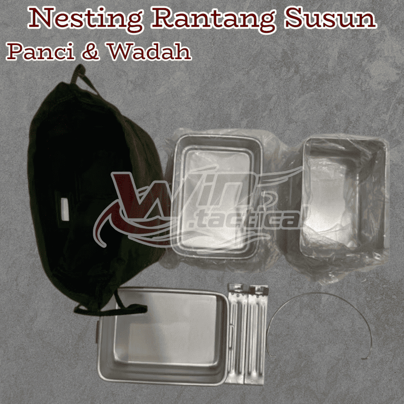 [WIN] Mesting/Nesting Kotak Jatah TNI Original