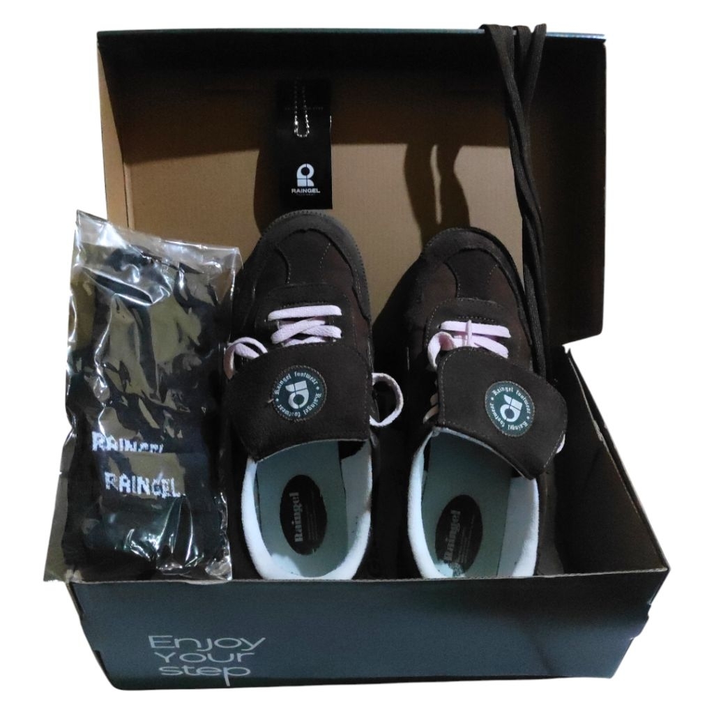 Sepatu RAINGEL Cokelat ORIGINAL Murah Berkualitas