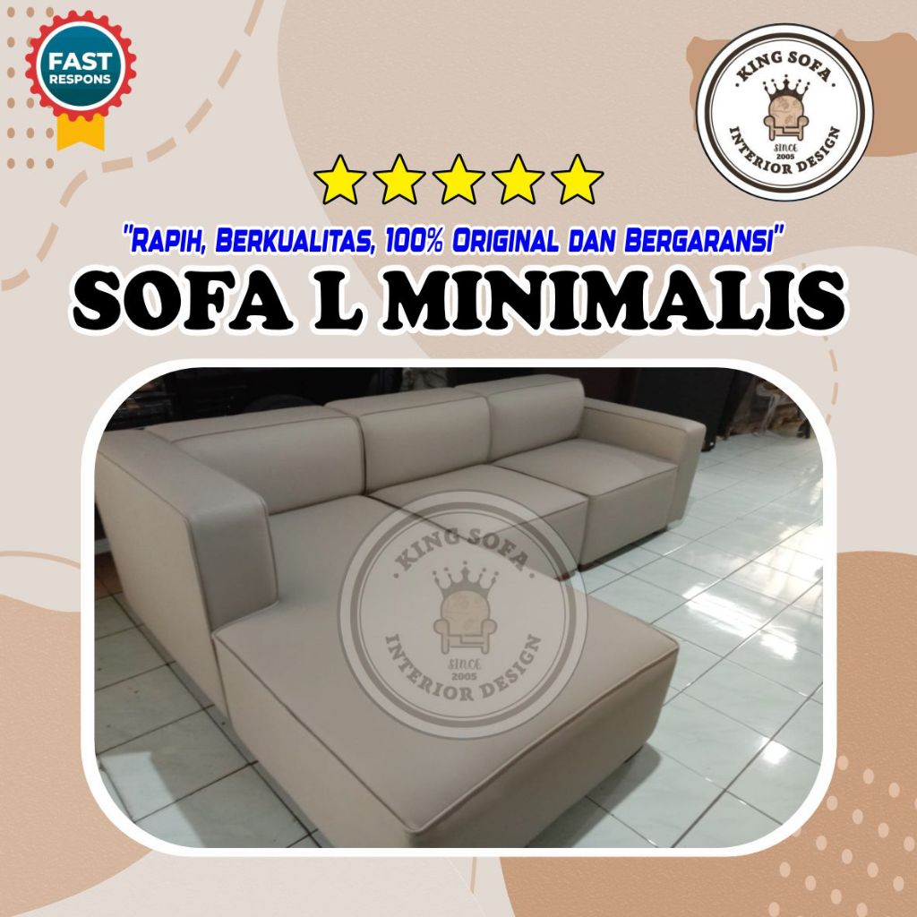 Sofa Sudut Sofa L Santai Selonjoran Murah Berkulitas