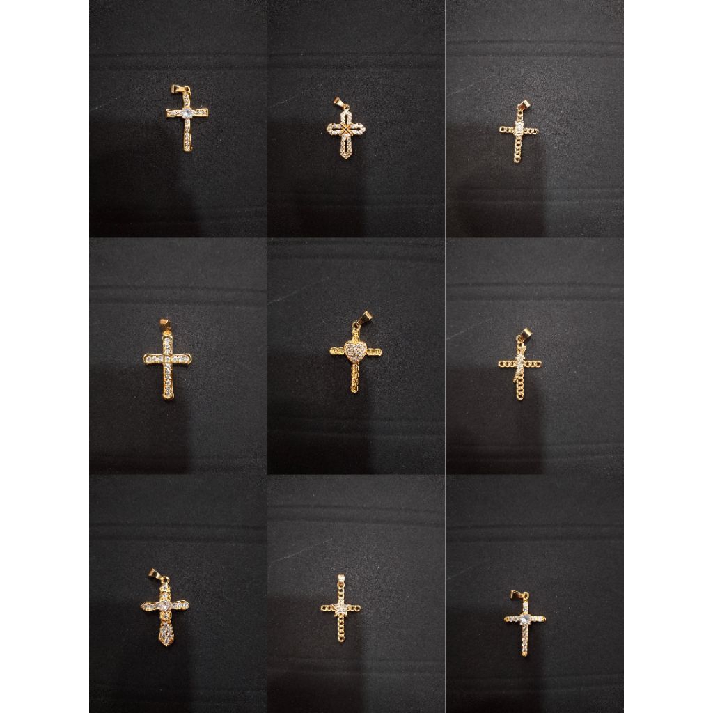 LIONTIN SALIB GOLD LIONTIN SALIB MATA LIONTIN SALIB LAPIS EMAS LIONTIN SAJA TANPA KALUNG