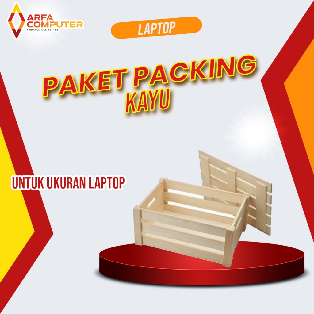 Packing Kayu Laptop