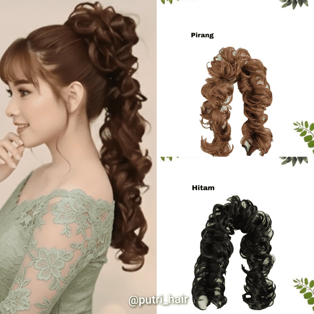 Kemoceng Rambut Ulir/Kemoceng Rambut Sintetis/Karet Ulir