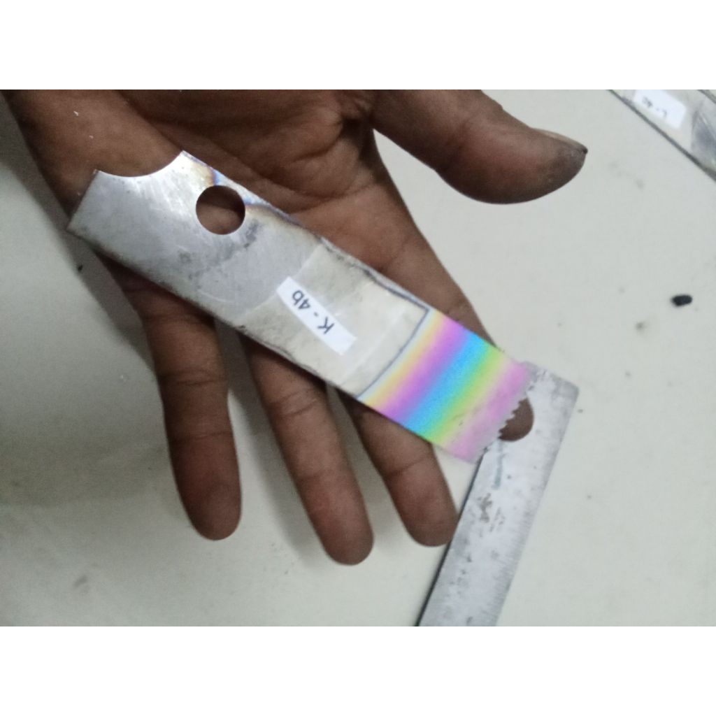 Baja HSS DM05 Pelangi Original Bermagnet Keras Bahan Pisau Dapur Iris Seset Kelet Fillet Serut Raut 