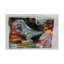 Mainan anak Red Box Toy Pre-Historic Times Walking Velociraptor 24391 RedBox Dinosaur Light and Soun