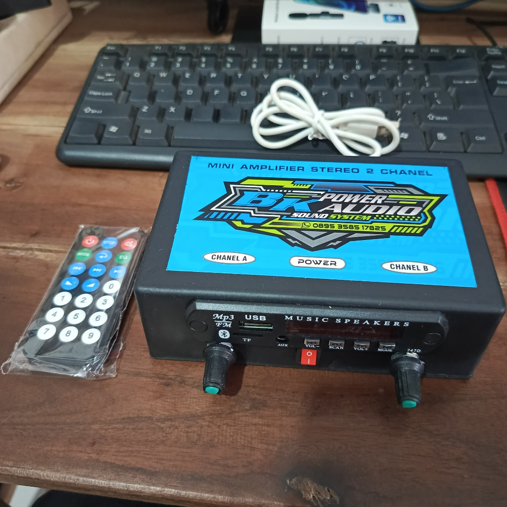 Modul MP3 Bluetooth dengan USB dan Radio, Mudah Digunakan