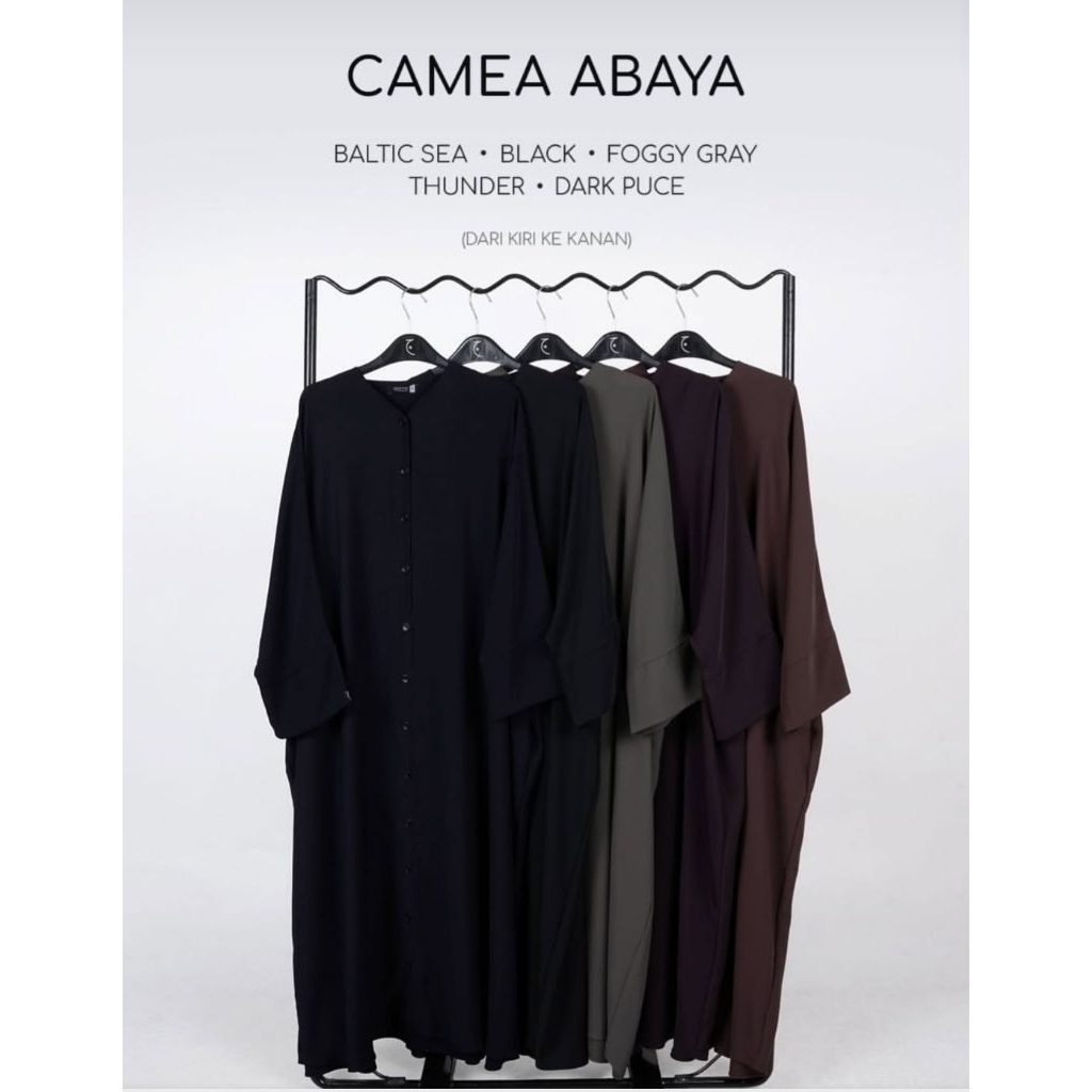 CAMEA ABAYA ALJENNA BLACK SIZE M