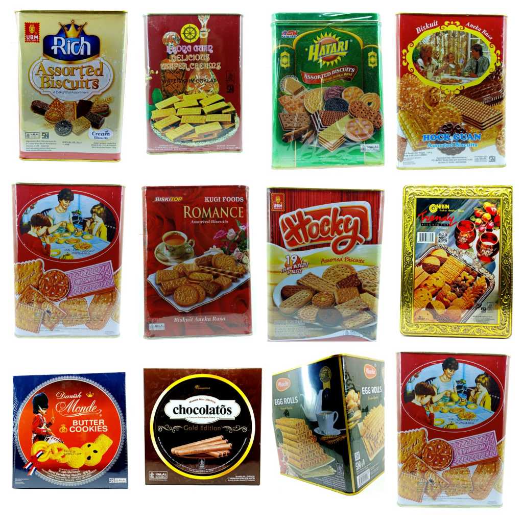 ANEKA BISKUIT KUE KALENG VARIAN RANDOM (S:KLG)