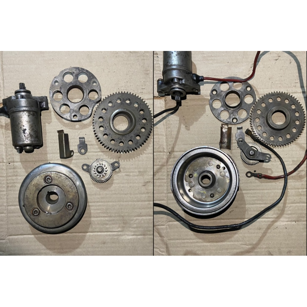 DOBEL STATER SET DINAMO MAGNET MAGNIT SET GIGI GEAR PENGHANTAR DOBEL DOUBLE STATER ONEWAY FIZ FIZ R 