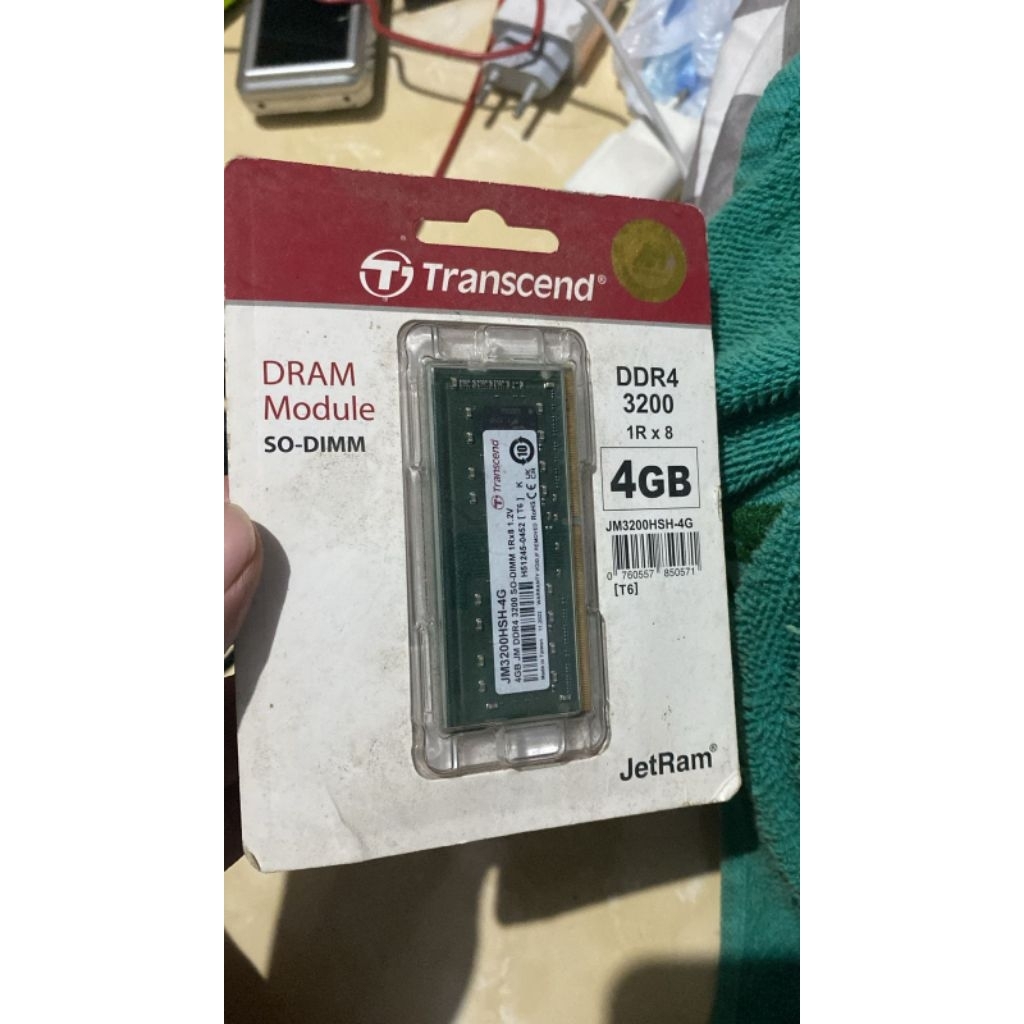 4GB JM DDR4 3200 SO-DIMM 1Rx8 1.2V