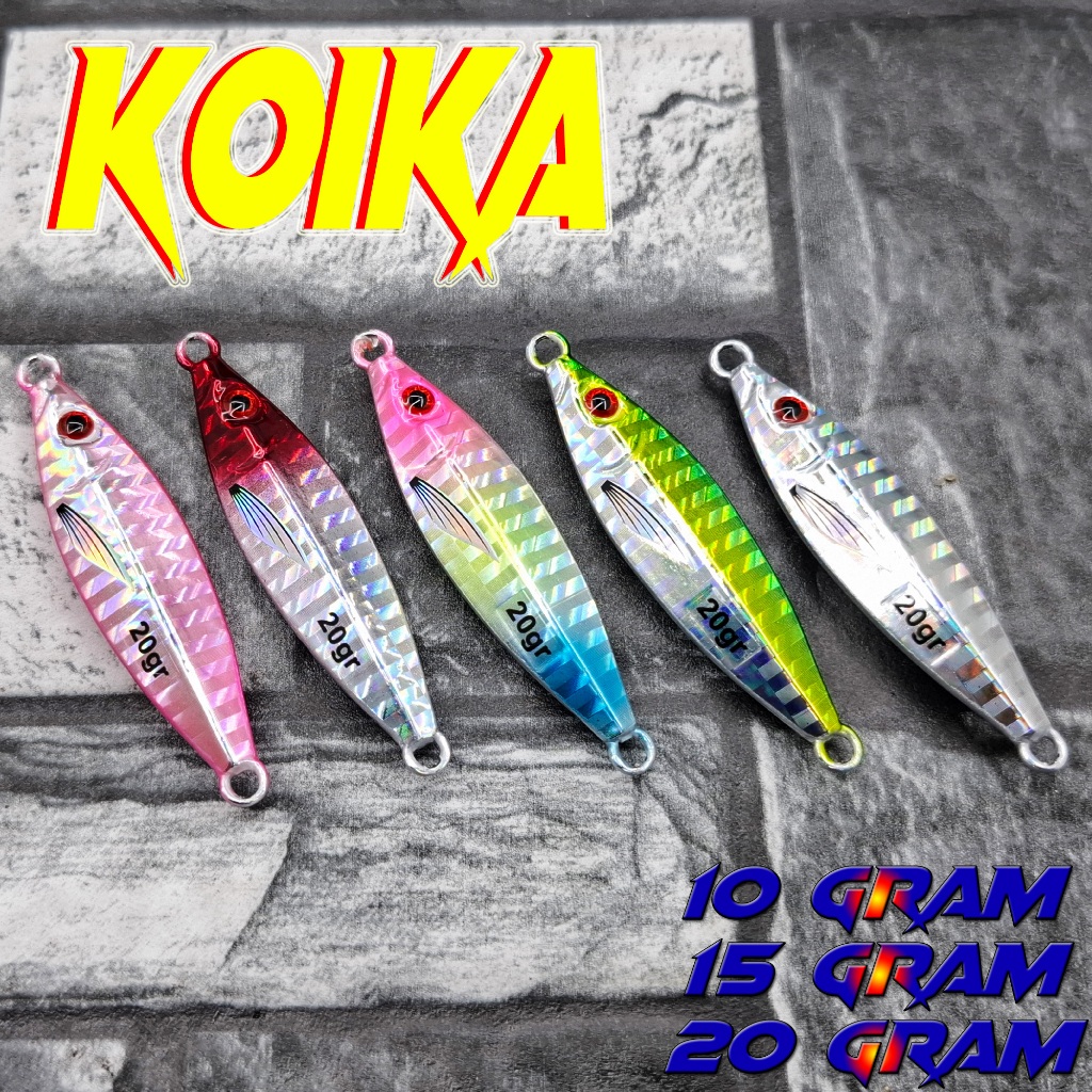metal jig koika 10gr 15gr 20 gr micro jig koika umpan pancing jigging