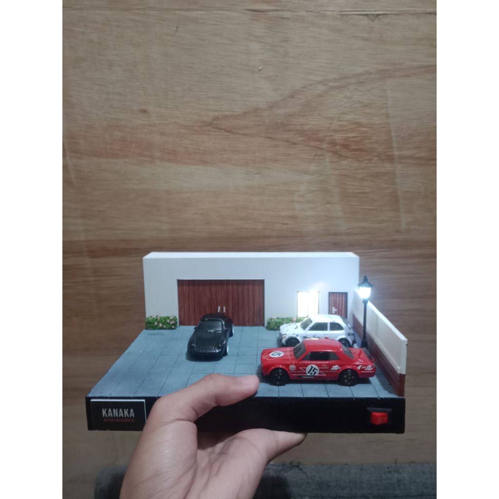 Diorama Hotwheels | Mini Diorama Rumah Minimalis