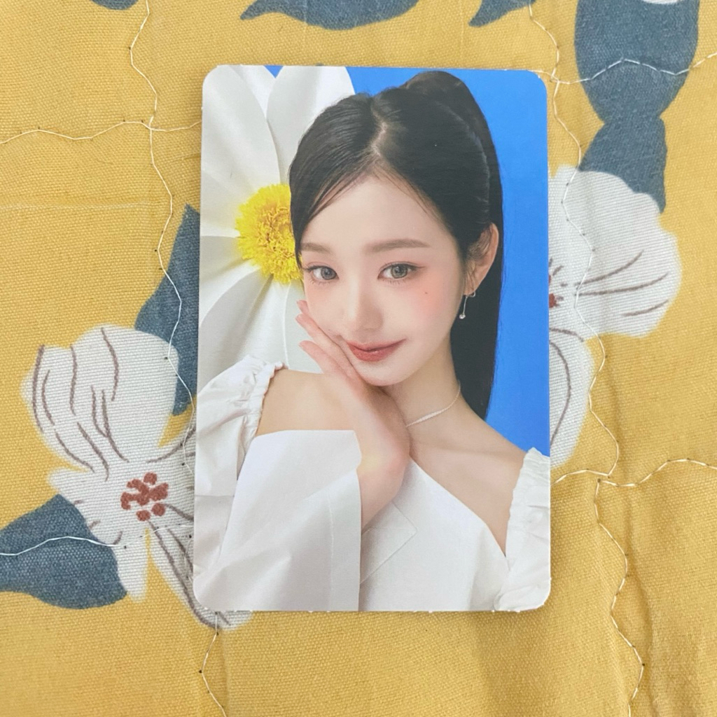 photocard official wonyoung wony amuse round 6 flower