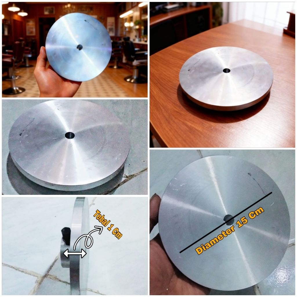 PIRINGAN ASAHAN PISAU CUKUR Diameter 15 cm - Piringan Asahan Pisau Cukur Rambut - Piringan Untuk Asa