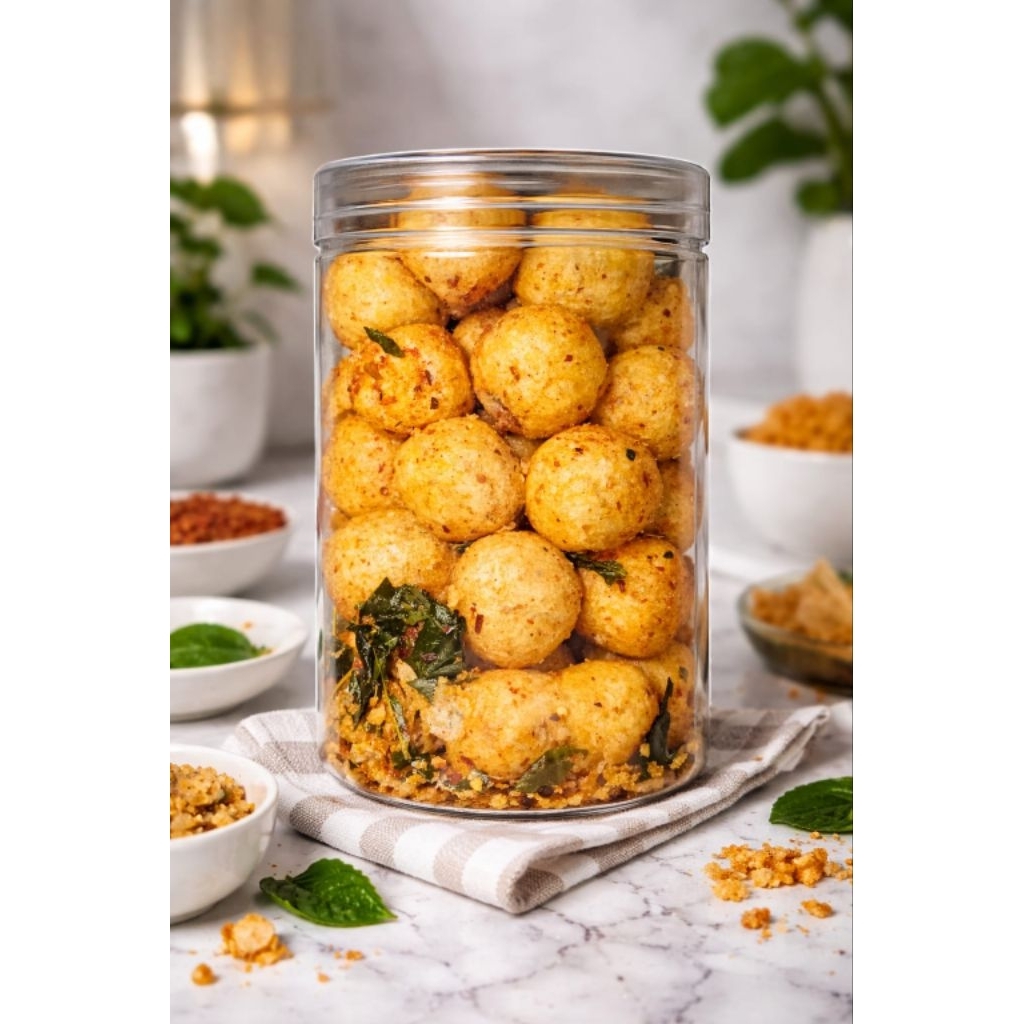 Cimol Pedas daun jeruk