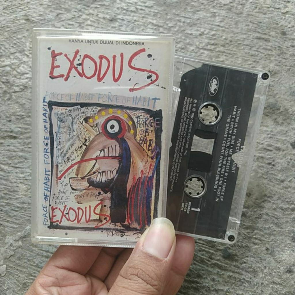 Kaset Pita Exodus - Force Of Habit