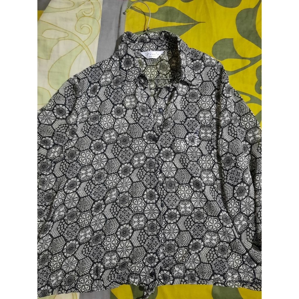 Blouse Sifon motif [Preloved]