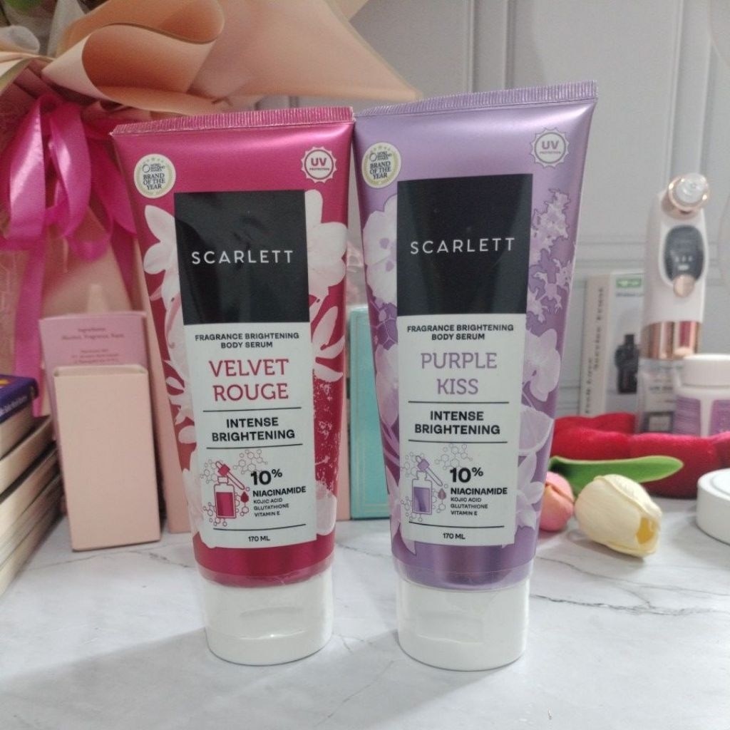 scarlett body serum velvel rouge - purple kiss
