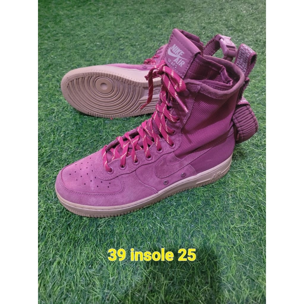 sepatu sneakers s39 af1sf pink