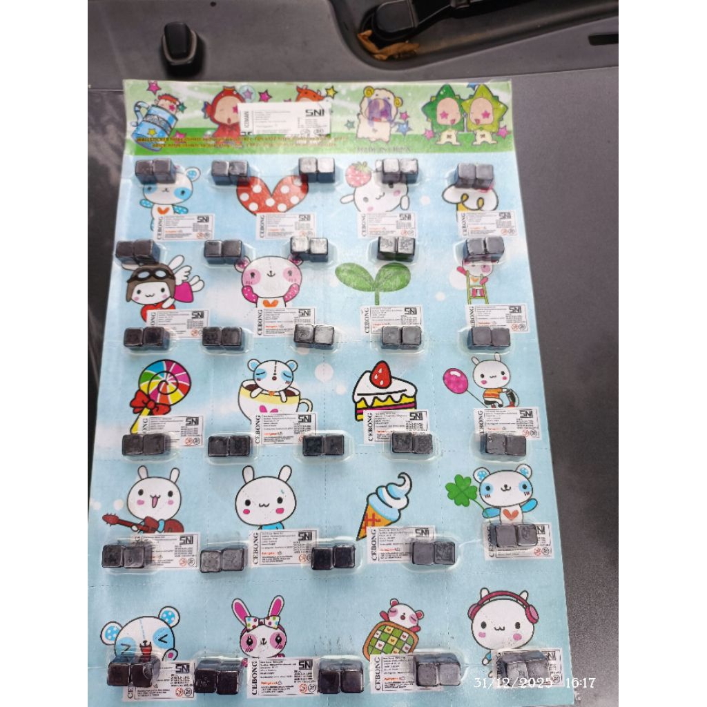 1pc magnet kotak dan bulat/mainan jadul/mainan magnet/mainan anak/mainan edukasi/mainan murah