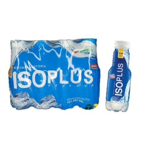 Minuman Isotonik ISOPLUS 12 Botol 350ml - Merehidrasi Tubuh, Menyeimbangkan Ion, Mudah Diserap