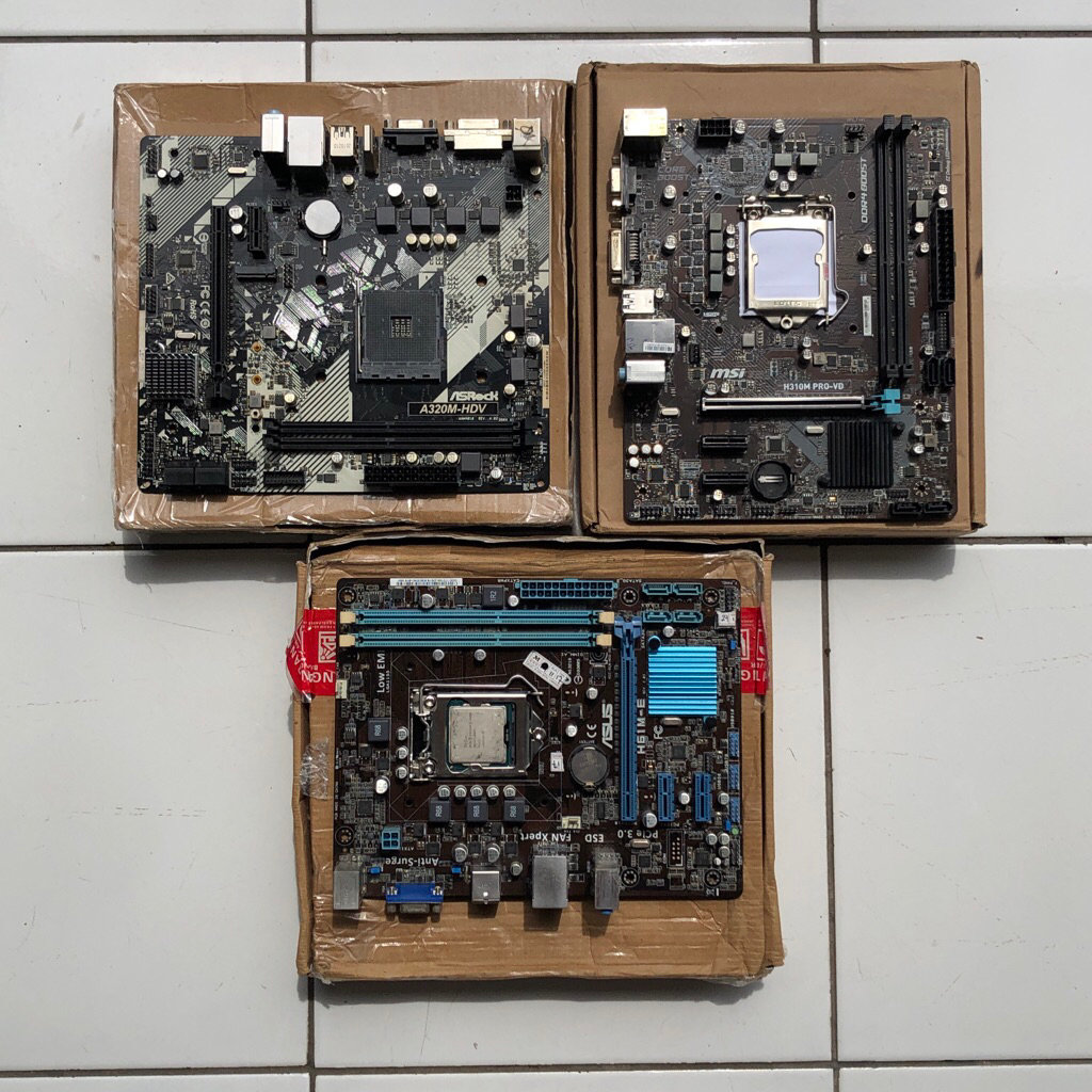 MOTHERBOARD A320M, H310M & H61M