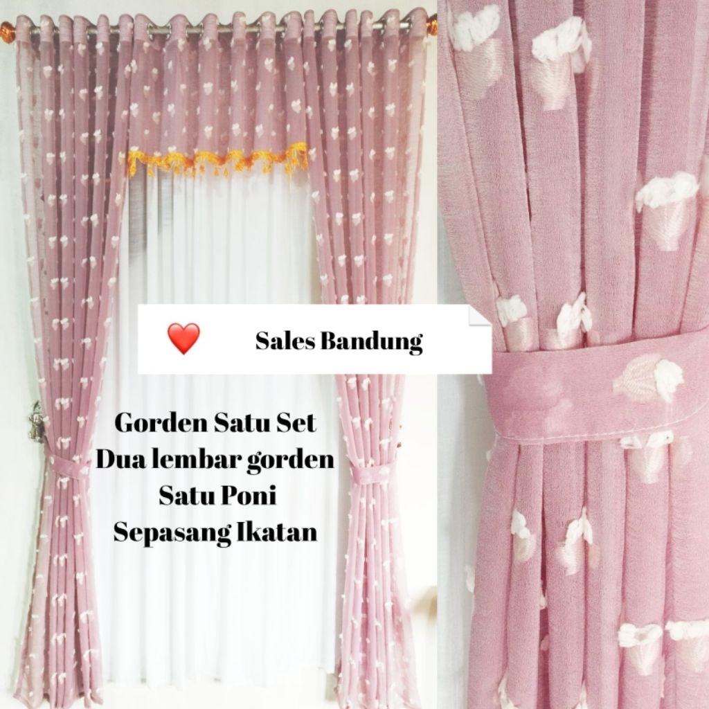 Gorden Poni Satu Set Lengkap Murah Merah Great A