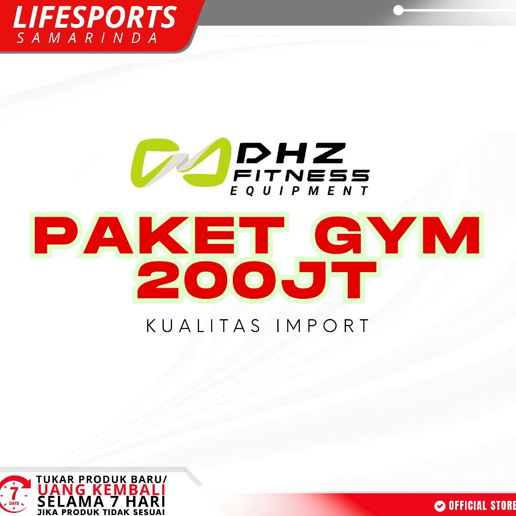 Lifesports Alat Fitness Paket Gym Dhz Machine 200 Juta KUALITAS Import Commercial