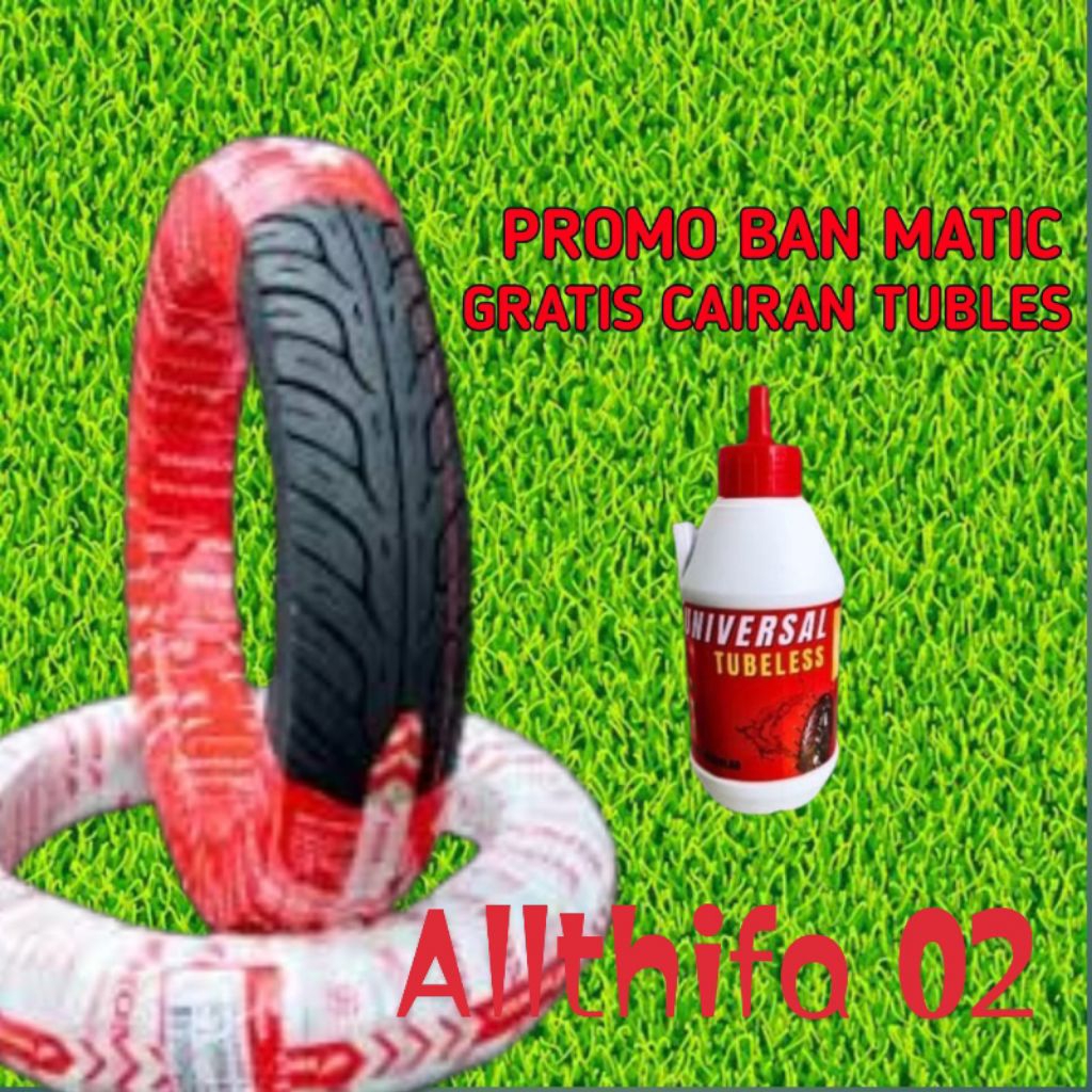 Ban 90/90-14 + cairan universal
