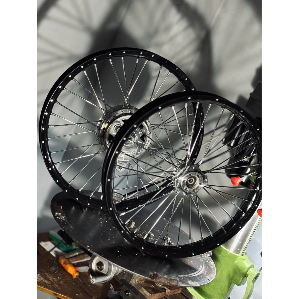 VELG VROSSI SET RING 17 & 18 COSTUM COAK MILLING TITIK SET TROMOL DEPAN TRUSTY CNC SET TROMOL BELAKA