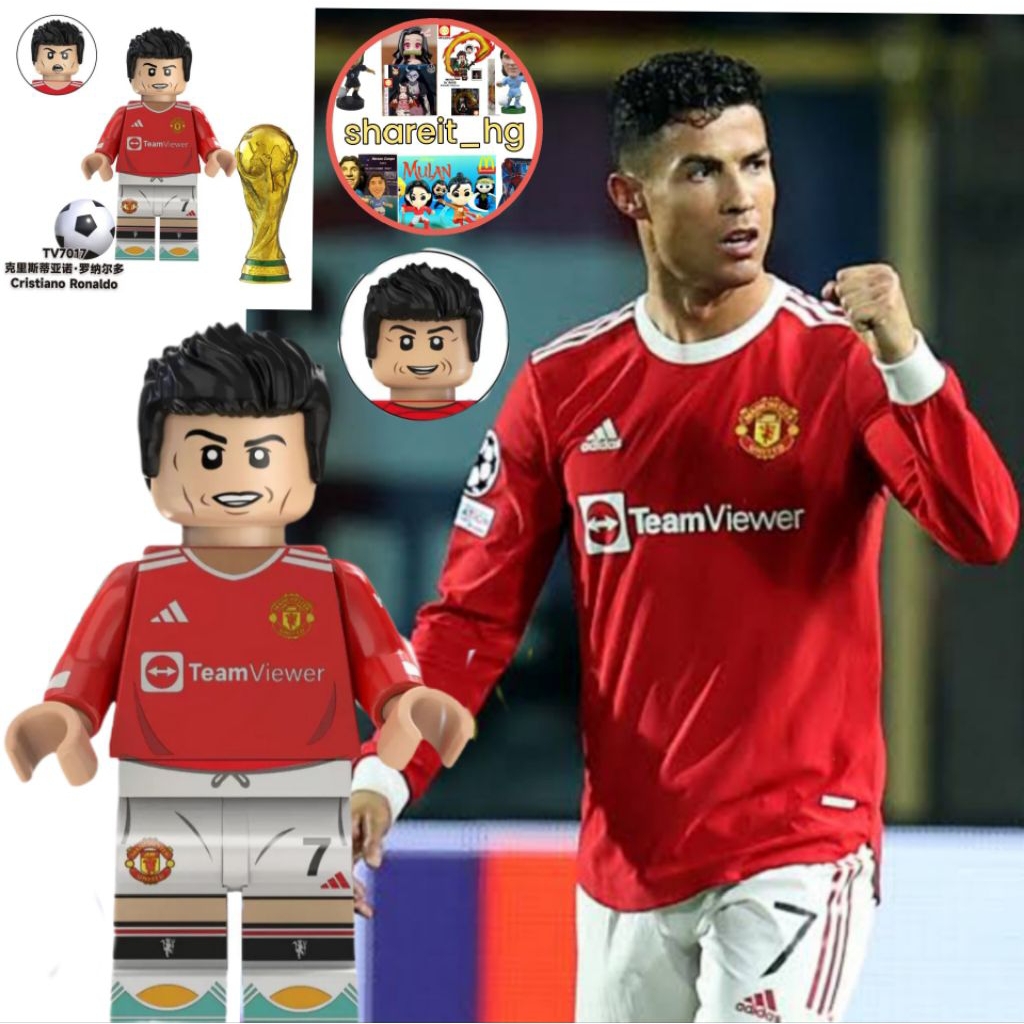 Non WM Blocks (merk lain), non prostars, Cristiano Ronaldo Manchester United