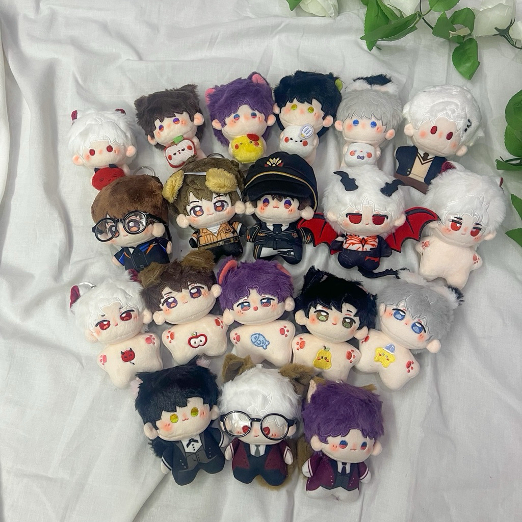Ready Stock Love and Deepspace Plushie Caleb Colonel Zayne Sylus Xavier Rafayel Keychain