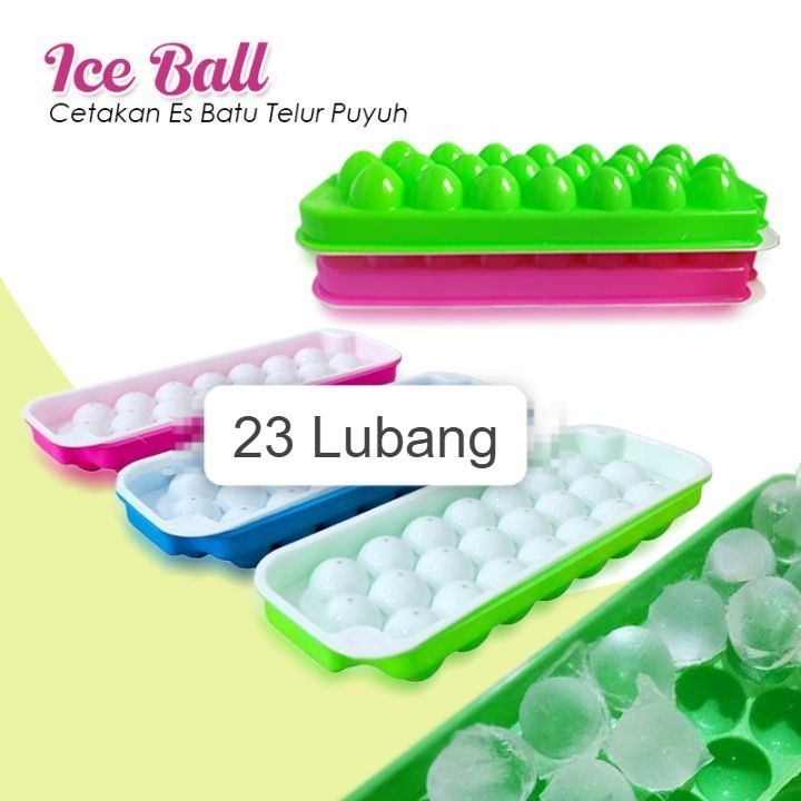 [JF] - Cetakan Es Batu Model Bulat  / Cetakan Es Batu Jelly Ball / Cetakan Es Batu