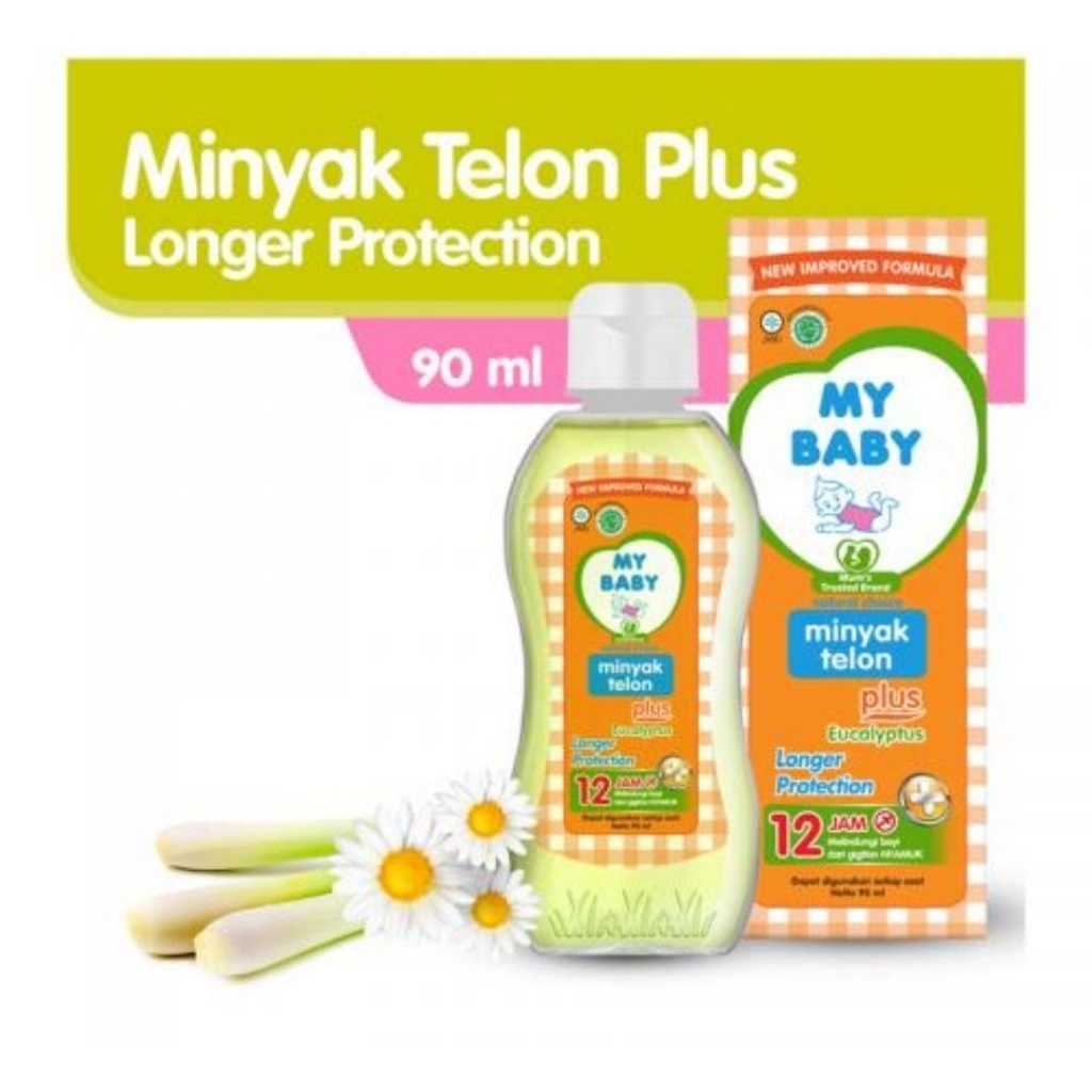 my baby minyak telon 12 jam 90ml