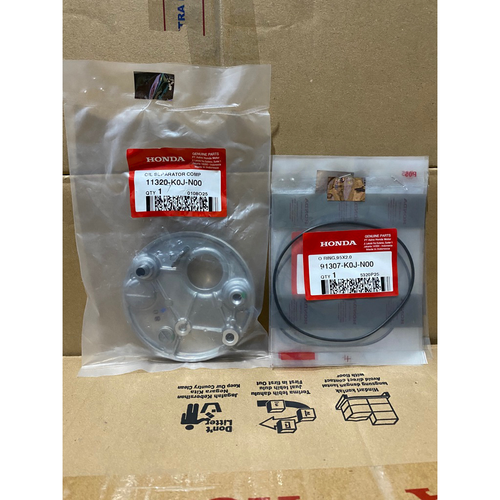 Dudukan sil kruk as kiri, Separator & Oring Separator Genio,Beat led k1A,Beat street K1A,Scoopy k2f 