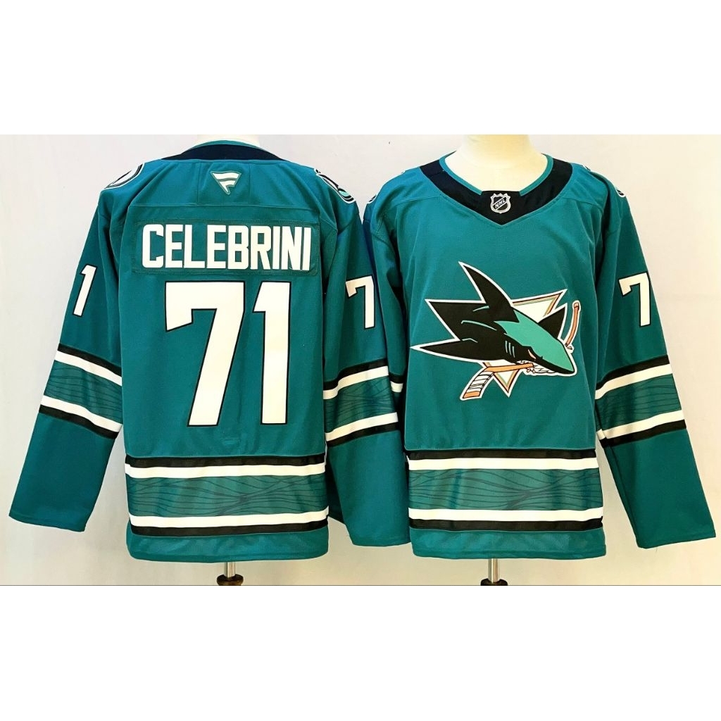 Fanatics Jersey NHL San Jose Sharks by Celebrini