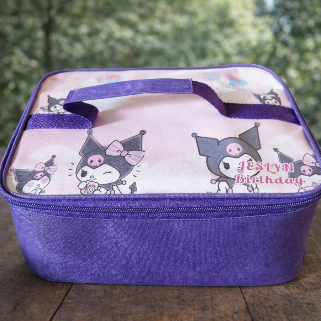 Tas Lunch Box / Tas Lunch Box Anak / Tas Ultah Anak / Tas Ultah / Tas Ultah Anak Custom Nama / Tas U