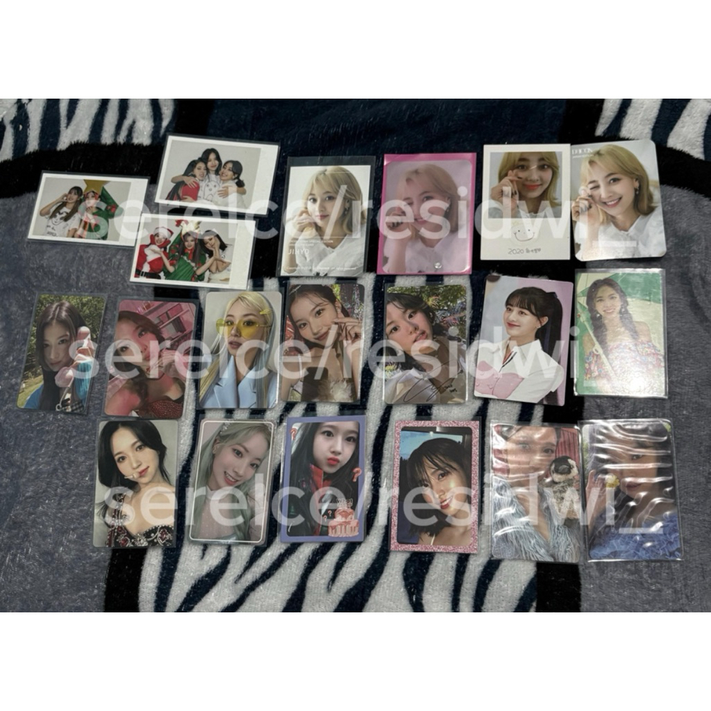 (TAKE ALL ONLY) photocard official twice jihyo, sana, nayeon, mina, chaeyoung, dahyun dan momo (FREE