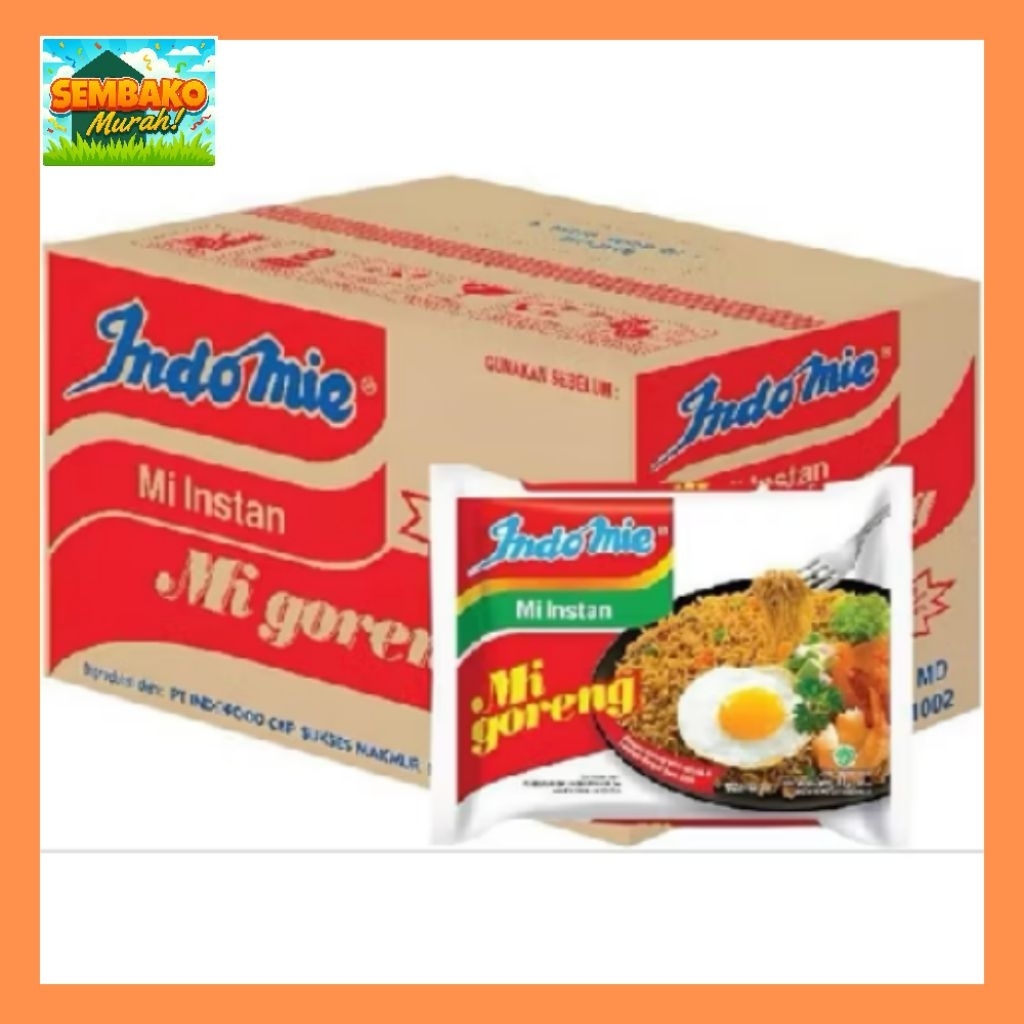 1 Dus Mie Instan Indomie Goreng Mie Sedap