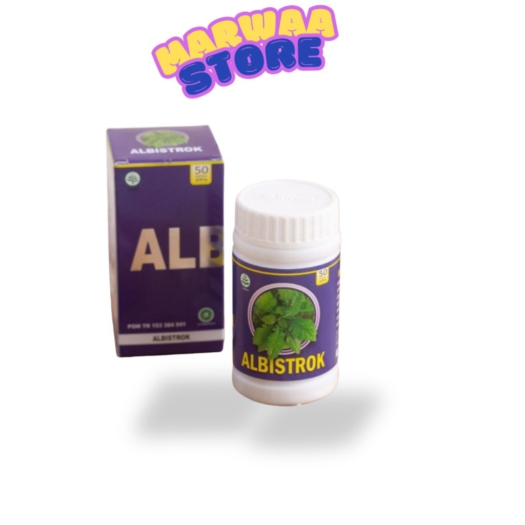 Albirstroke Stroke Herbal Stroke Albistrok Obat Struk 50 kapsul Albiruni Membantu Pemulihan Stroke &