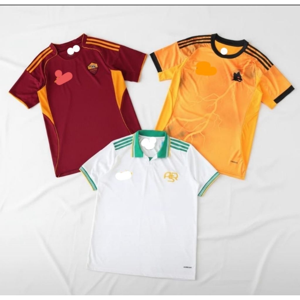 Jersey Kaos Baju Sepak Bola AS Roma Romanisti Home Away 3rd Third 4th Special Edition Edisi Spesial 